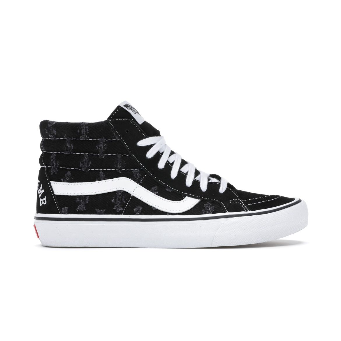 

Джинсовые кроссовки унисекс Vans Supreme x Sk8-Hi Black Hole Punch VN0A38Z32DC