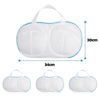 New 3Pcs Bra Washing Bags With Handle and Zipper For Washing Machine Delicate