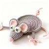 Handmade Crochet Craft Crochet Animal Coaster Heat Insulation Coffee Pad  Home Kitchen Table Decor