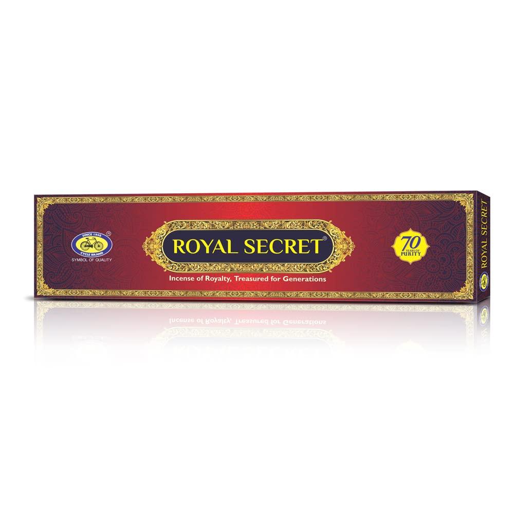 Cycle Royal Secret Premium Masala Agarbatti Incense Sticks for Festivals Special Occasions 20 Sticks X Pack of 2