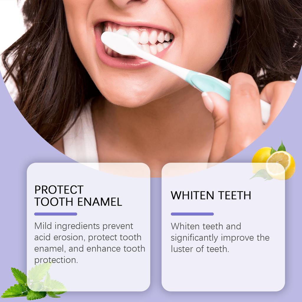 Probiotic Toothpaste Whitening Reduce Teeth Stains Improve Tooth Yellowing Double Mint Fragrance Refreshing Breath Toothpaste