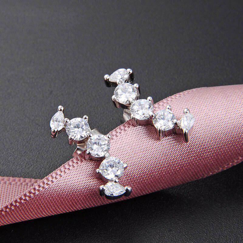 Cercei cu zirconiu din argint 925 Tancise Cercei cu picătură pentru femei Cadouri de nuntă