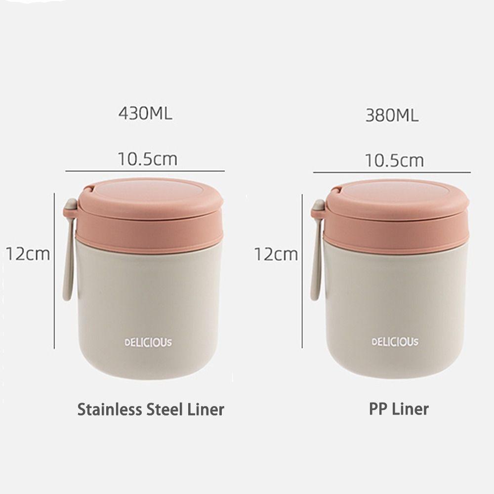 Porridge Cup Insulated-Food-Jars Wide Mouth Thermal Lunch Container for Hot-Food