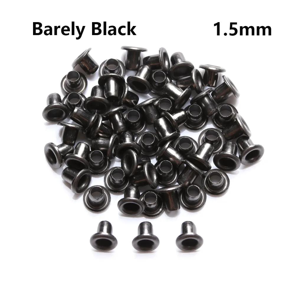 50pcs Metal Ultra-small Buckle 1.5/2.0/2.5mm Mini Eyelet Buttons Snap DIY Doll Belt Buckles Bag Shoes Clothes Sewing Accessories