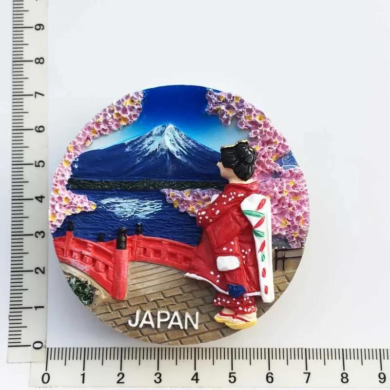 Japan Travelling Fridge Magnetic Stickers Creative Tourist Souvenirs Fridge Stickers Home Decoration Wedding Gifts Children Toys