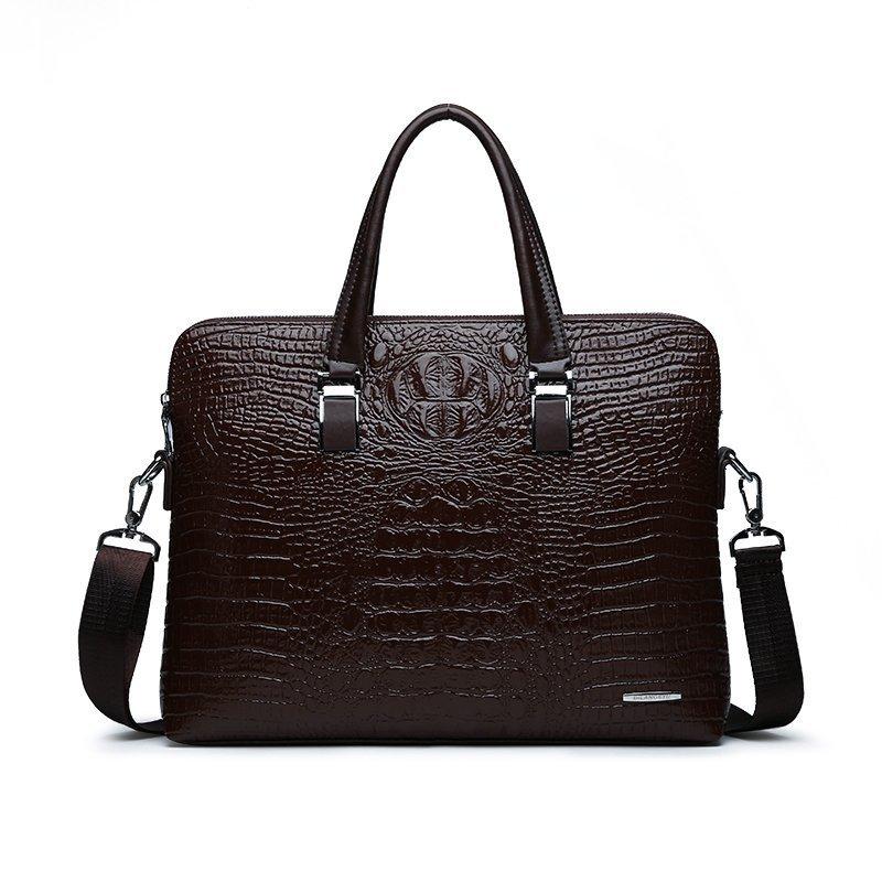 TS JYL laptop bag,Wholesale New Men Handbag Shoulder Double Layer Custom Laptop Bag OneSize коричневый