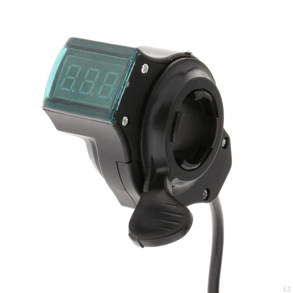 Battery Voltage Display Power Electric Bicycle Twist Throttle Accessory