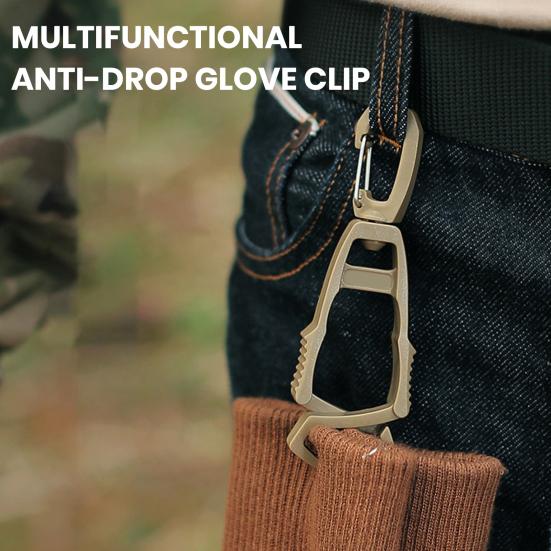 5Pcs Outdoor Glove Clip Heavy Duty Hands-Free Portable Multifunction Camping Hiking Tools Work Glove Clamp Hanger Carrier Keeper Grabber