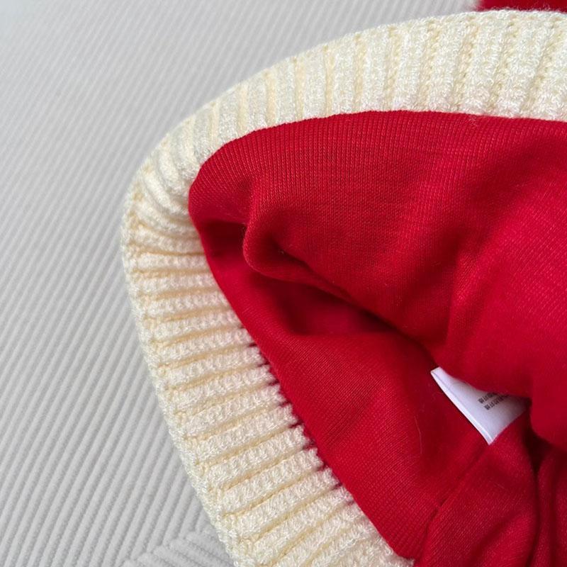 Cute Double Pompom Baby Hat Cartoon Winter Thicken Warm Baby Boys Girls Cap Beanies Soft Ear Protection Kids Hat Bonnet