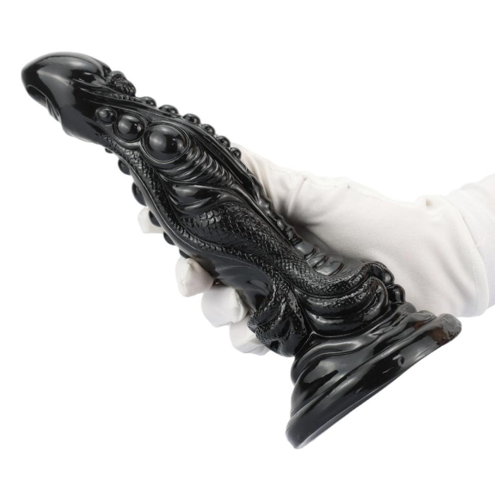 Alien Schwarzer Dildo Anal Plug für weibliche Masturbation