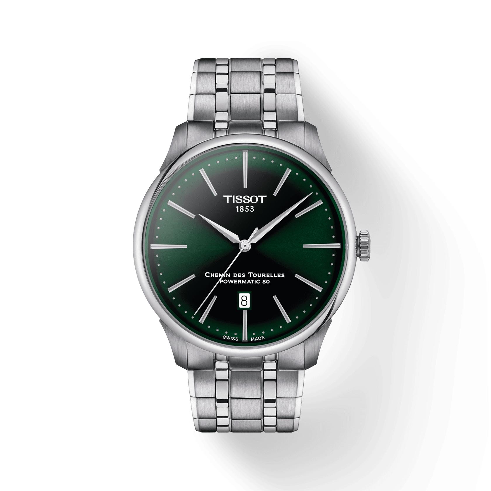 

Tissot Stainless Steel Green Dial Men s Fashion Watch T139.407.11.091.00 зелений