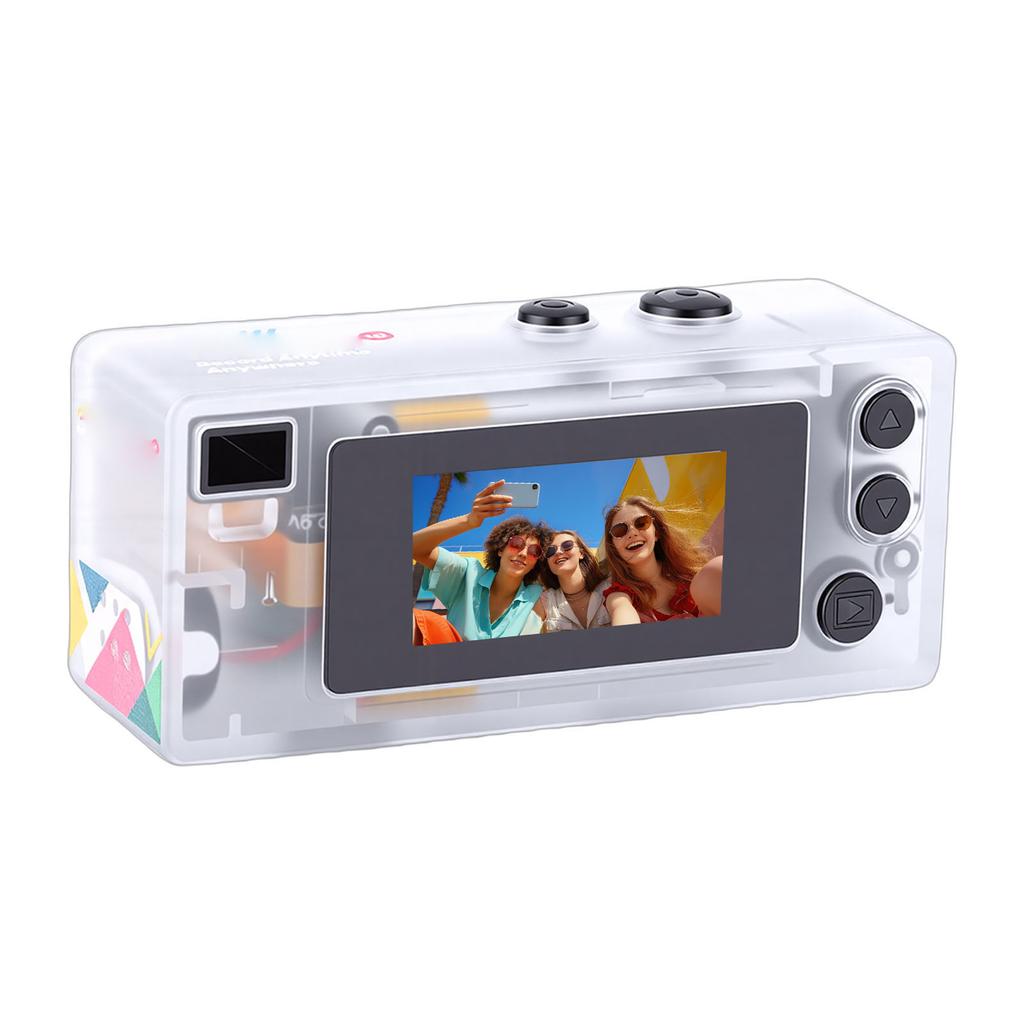 Keychain Digital Camera 0.96 Inch Screen Thumb Camera 1080P Portable Small Camcorder with Flash Light Autofocus Wide