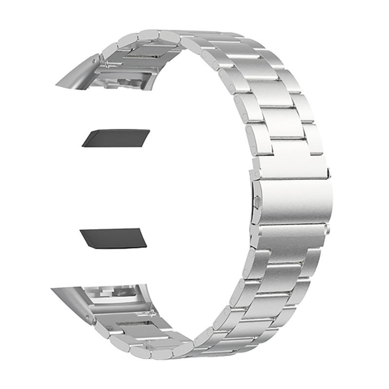 Premium Stainless Steel 3 Beads Accurate Cutting Process Replacement Bracelet Wristband Watch Band for Huawei Honor 6/Huawei Band 6