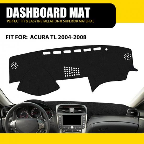 Fit Acura TL - 2004 Pad 2008 Carpet Dashboard Mat Cover Dash Black
