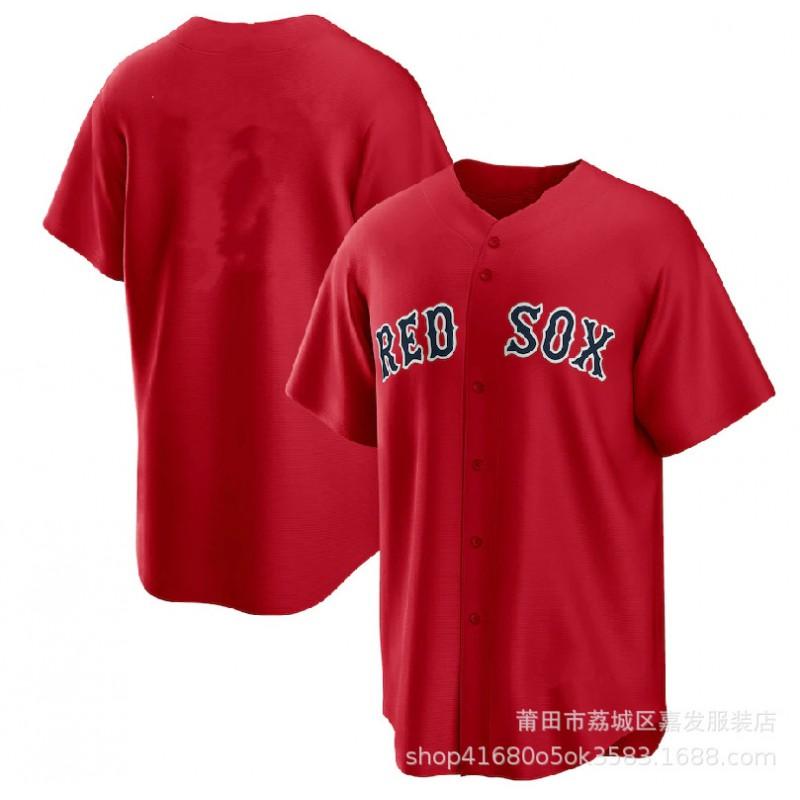 Boston Red Sox Camiseta de Béisbol Ropa para Fans Número Personalizado 34 Ortiz 5 11 Algodón Unisex Camiseta Deportiva