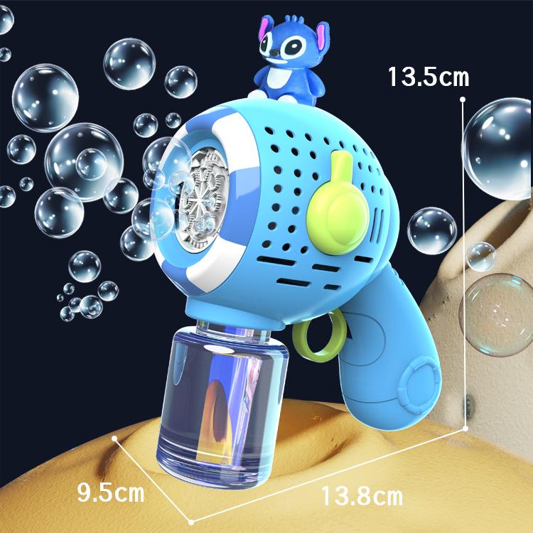 Children's Astronaut Bubble Gun - Automatic Gatling Bubble Machine Toy