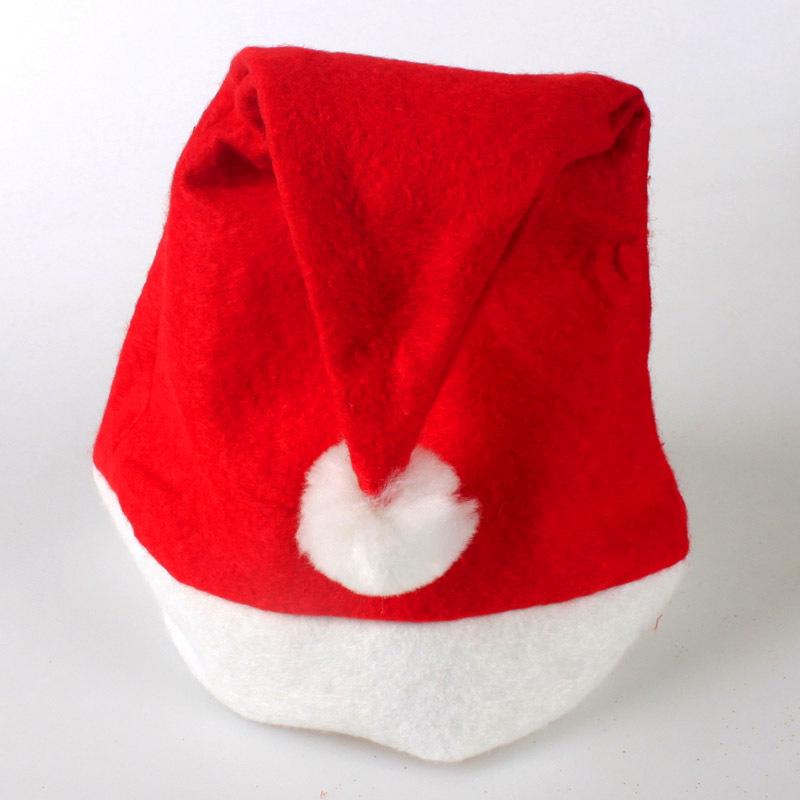 Unisex Gold Samt Weihnachtsmannmütze - Kurzer Plüsch Weihnachts-Cosplay-Accessoire