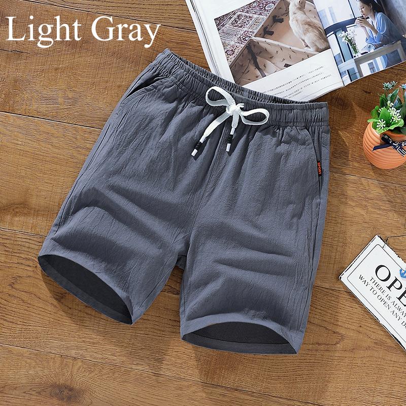 Hombres estilo chino casual ropa de verano pantalones cortos transpirable  playa sólido color shorts comprar a buen precio — entrega gratuita, reseñas  reales con fotos — Joom