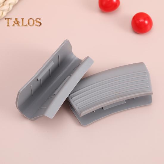 1 Pair Oven Mitts Silicone Pot Holders Heat Resistant Cooking Pinch Mitts Potholder for Cast Iron Pots Frying Pans Kitchen Accessories