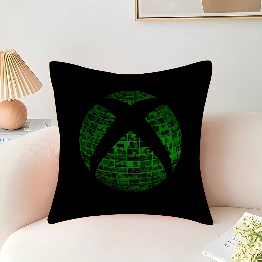 Xbox LOGO Pillow Cover for Bedroom Room and Living Room Sofa Decorative Cushion Cover