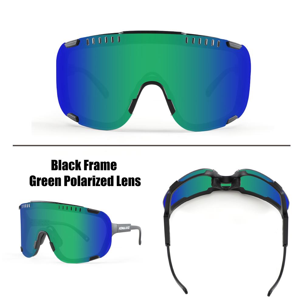 KEMALOCE 2025 Photochromic Cycling Sunglasses UV400 Outdoor Sports Men Women Bike Running MTB Eyewear Driving Goggles