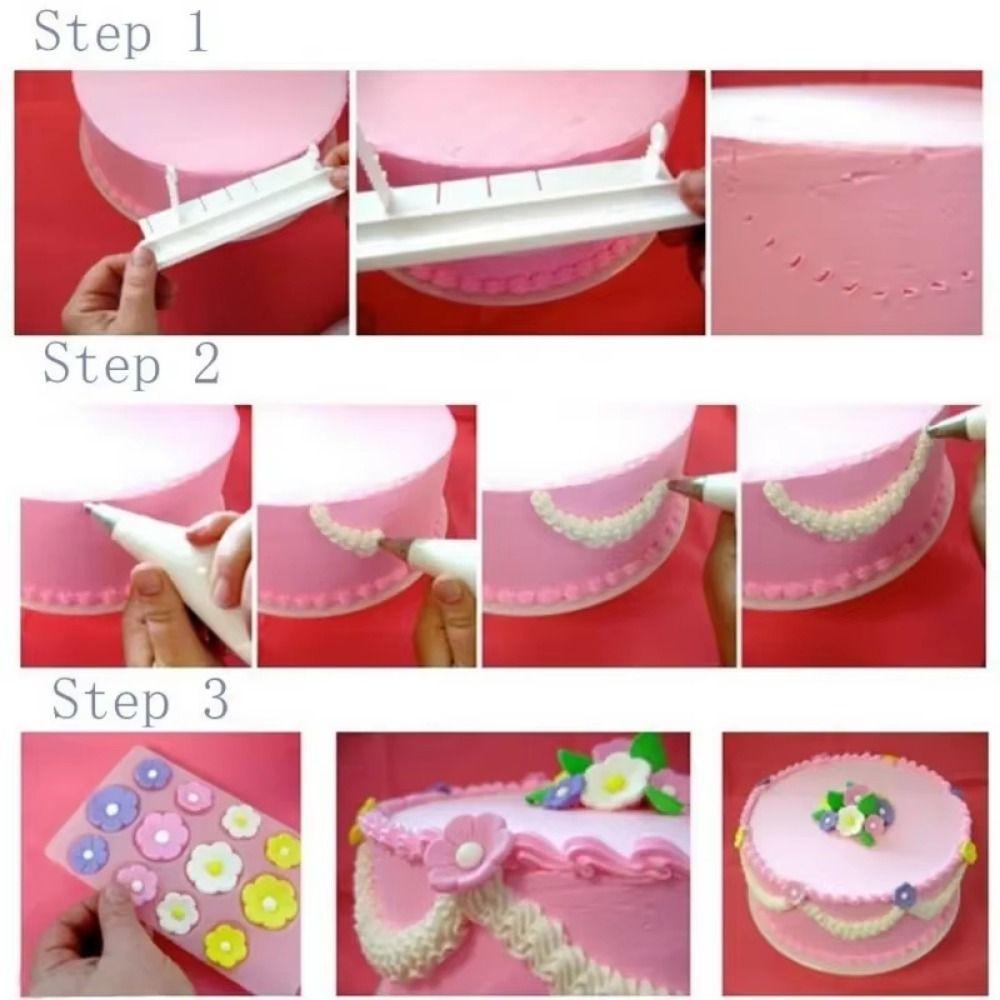 5Pcs Reusable Curved Flower Arranging Aid Flexible Cake Arch Guide Tool  Household