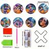 8pcsets Diamond Painting Coasters Kits with Holder Anime Characters Diamond Coasters Art Kits for Adults Home Decor