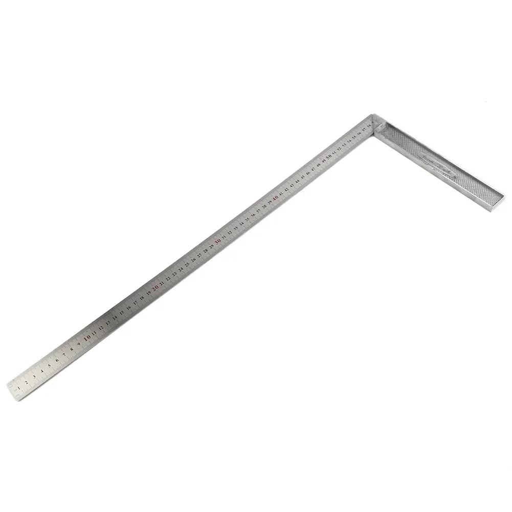 3PCS Stainless Steel L Shape Angle Square Ruler 30 50 60cm for Precise For Woodworking and Carpentry Measurement