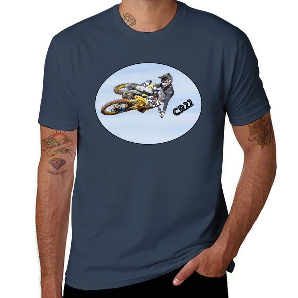 Chad Reed 22 Tshirt Big Size Short Sleeve Casual Top