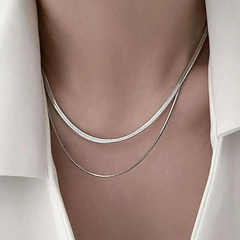 Chic Meerdere Lagen Lange Metalen Kwastjes Ketting Ketting