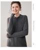 Women's Long-Sleeve Cashmere Half-Zip Polo Neck Sweater - Casual, Versatile, and Comfortable