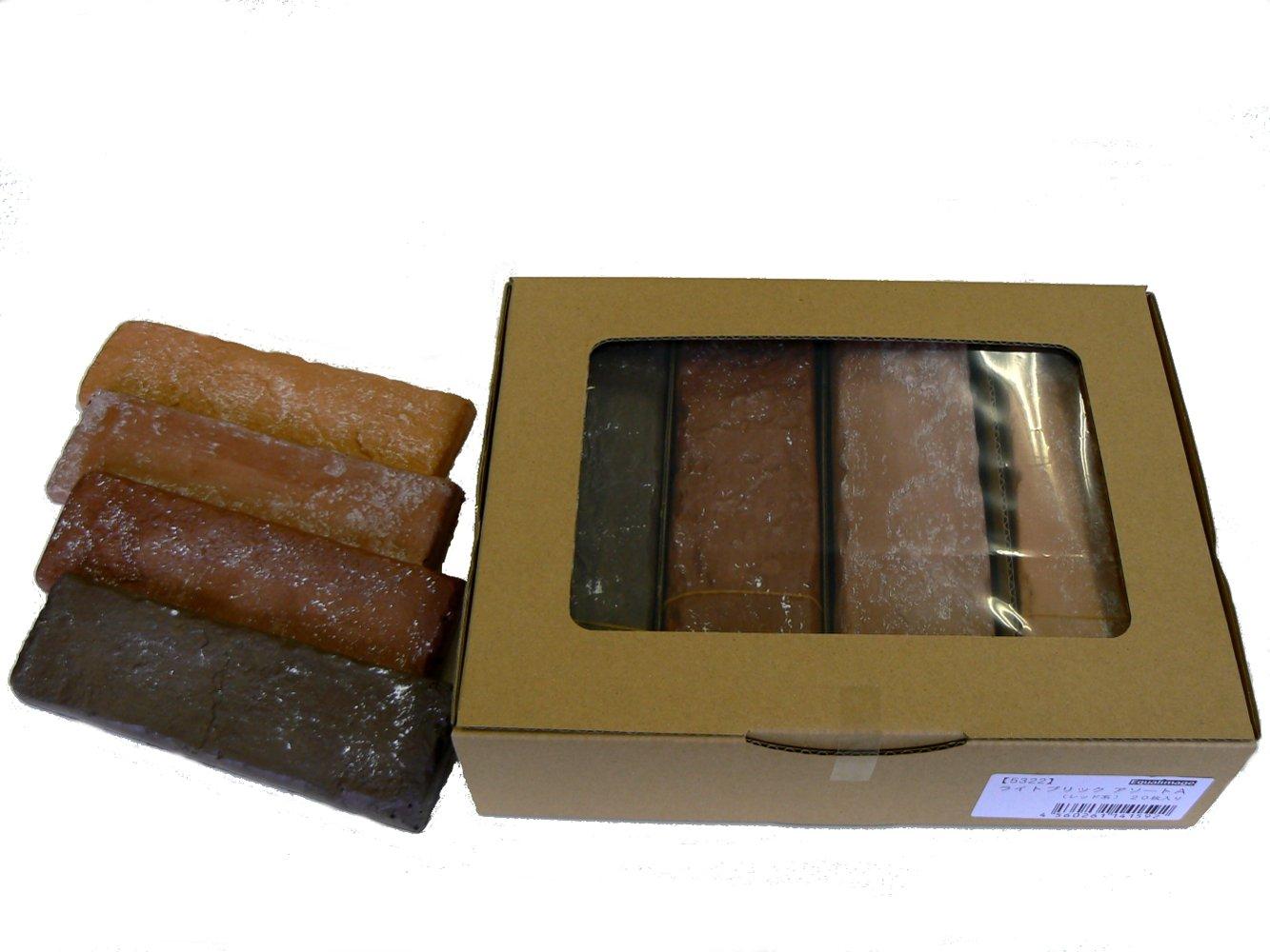 

MYST (Маисто) Набор декоративного кирпича в стиле лофт для интерьера (красный), приблизительно. 200 x 60 x 10 мм Толщина, 20 штук (5322)