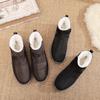 Men's Winter Warm Snow Boots Lightweight Non-Slip Water Resistant Ankle Booties Shoes Faux Fur Lining Outdoor Sport Hiking Walking Short Boot for Male