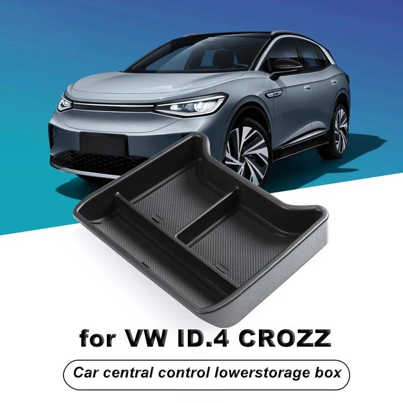 Car Console Armrest Lower Container Storage Box Refit for Volkswagen VW ID.4 ID4 ID 4 CROZZ Auto Interior Accessories