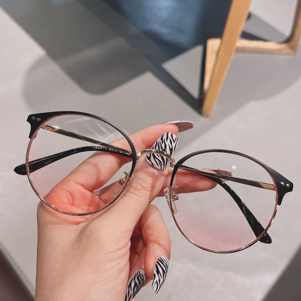 Office Eye Protection Portable Anti-Blue Light Glasses Oversized Eyeglasses Computer Goggles Ultra Light Frame