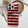 Red Yellow Stripes Vortex Pattern Phone Case for iPhone 16 15 Pro Max 14 13 12 11 XS XR X SE  7 8 Plus 16E Shockproof Cover