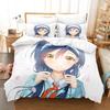 Imprimare 3D Anime Nu Învățăm Niciodată: Set Lenjerie de Pat Bokuben Single Twin Full Queen King Size Set de Pat pentru Dormitor Adulți Copii Seturi Huse de Plapumă