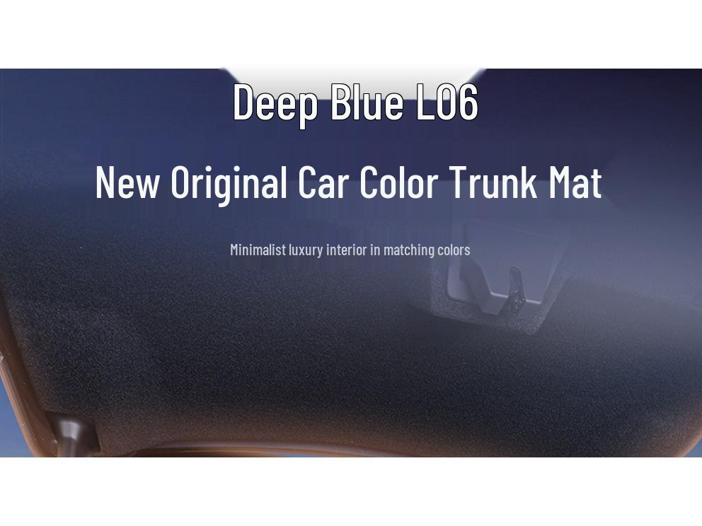 Deep Blue L06 Full Coverage Trunk Mat for 26 New Model Cars - Interior Accessories