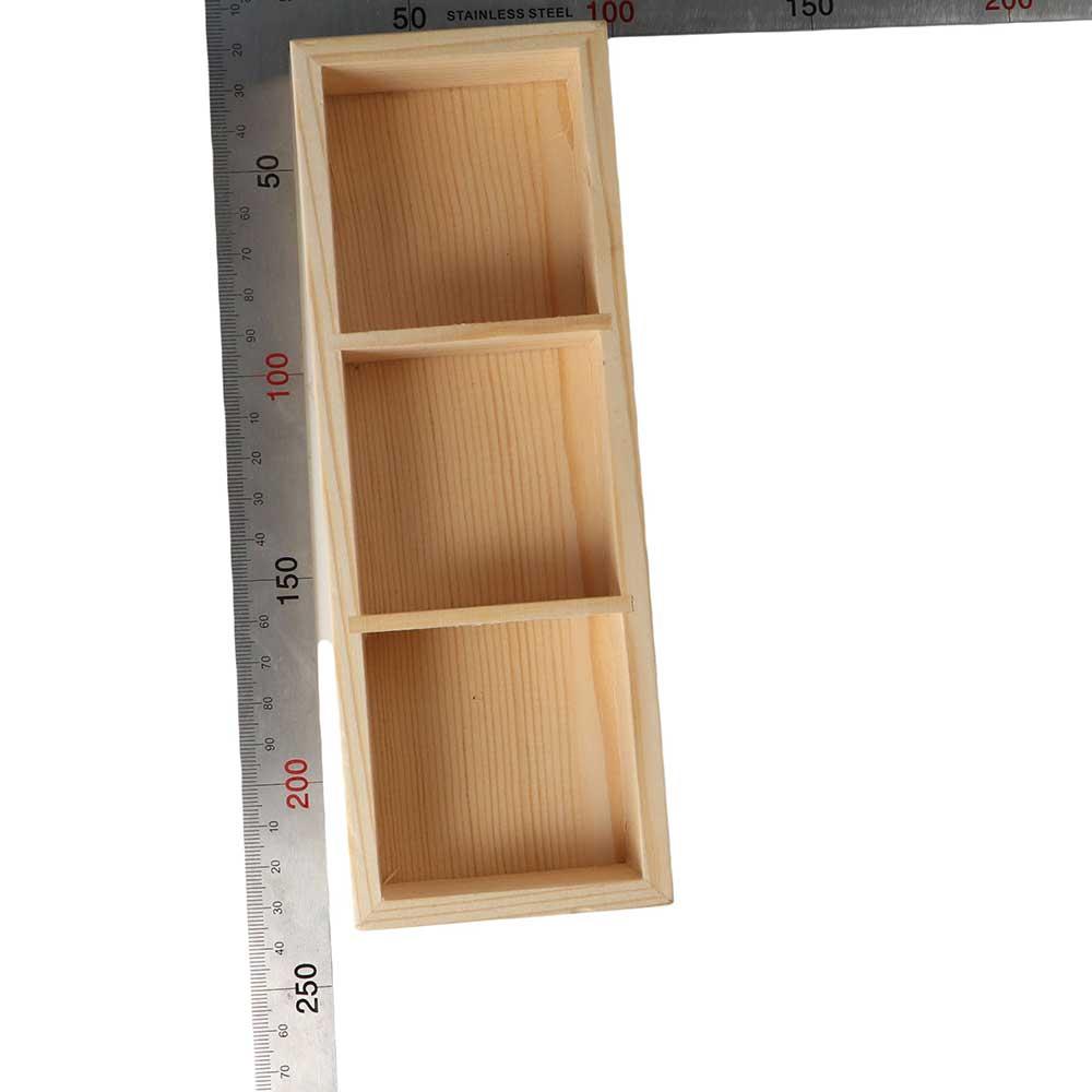 Wooden Coffee Holder Condiment Packet Dispenser Decorative Flower Pot Pantry
