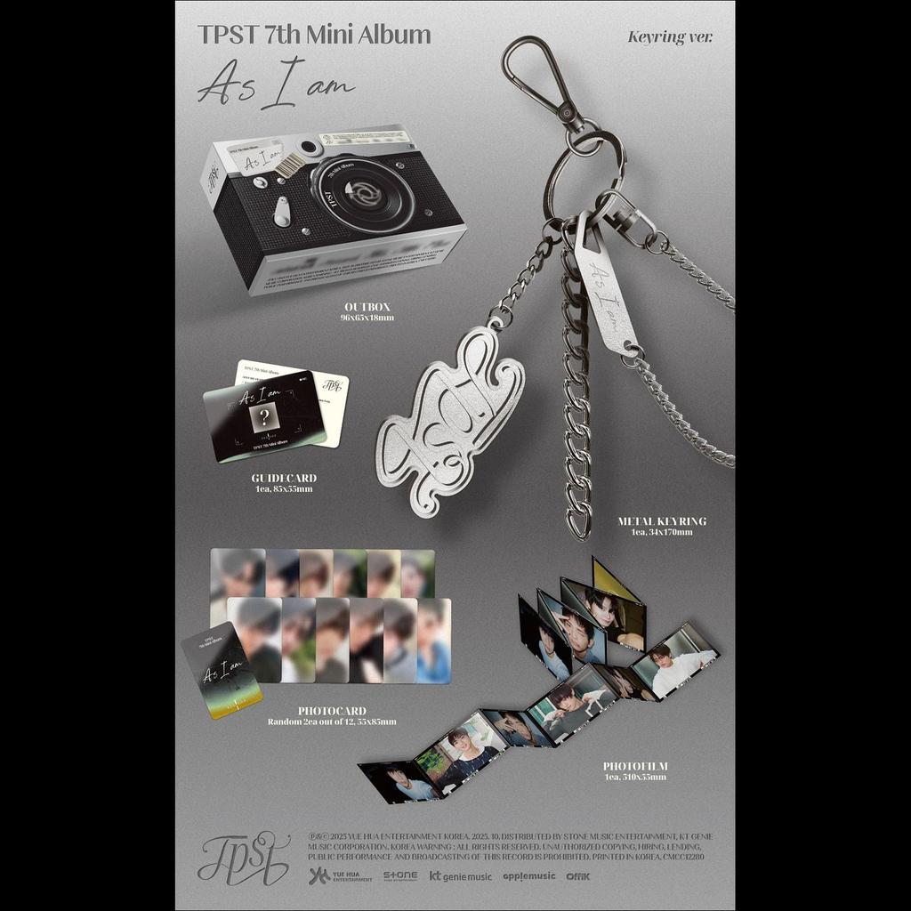 [Pre-order]TEMPEST - As I am Keyring ver. / 7th Mini Album + Free Gift