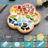 Handmade Glass Mosaic Cup Mat Pixel Puzzle DIY Kit - Educational Toy