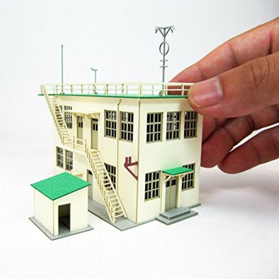 Sankei Aviation Scene Japan Maritime Force Early Air Wing Command Post Paper Craft 1/144 Series Self-Defense