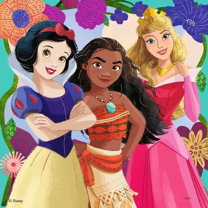 Puzzles 3 X 49 Pièces : Princesses Disney : Girl Power !