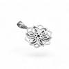 925 sterling silver Blue topaz flower pendant for women zivori jewelry