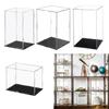Transparent Storage Box Acrylic Model Display Box Countertop Box Organizer Stand Dustproof Protection Showcase for Action Figures/Toys/Collectibles