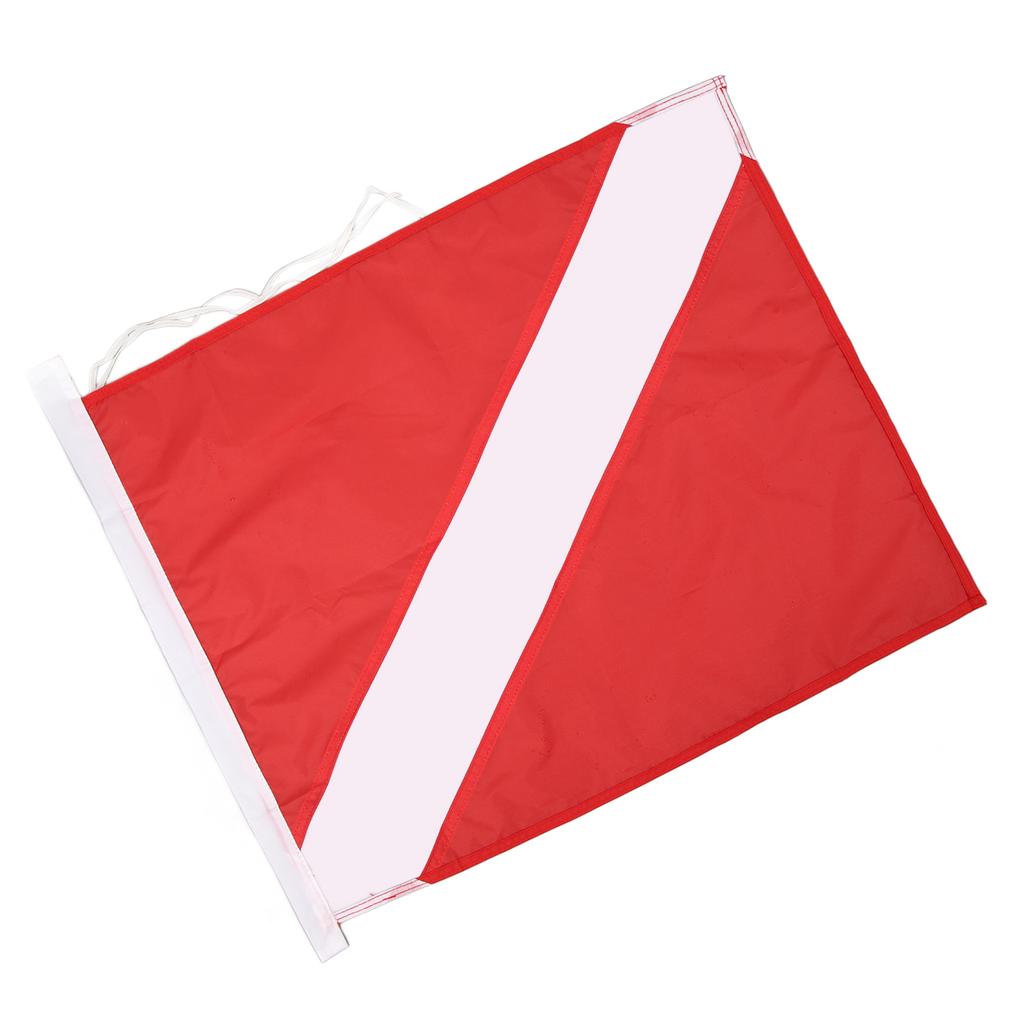 Tauchflagge für Internationales Gerätetauchen Freitauchen Taucher Unten Bootsbenutzung mit Boje Rot Weiß