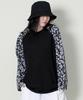 Deumakeu Paisley Loose Fit Long Sleeve T-Shirt Black