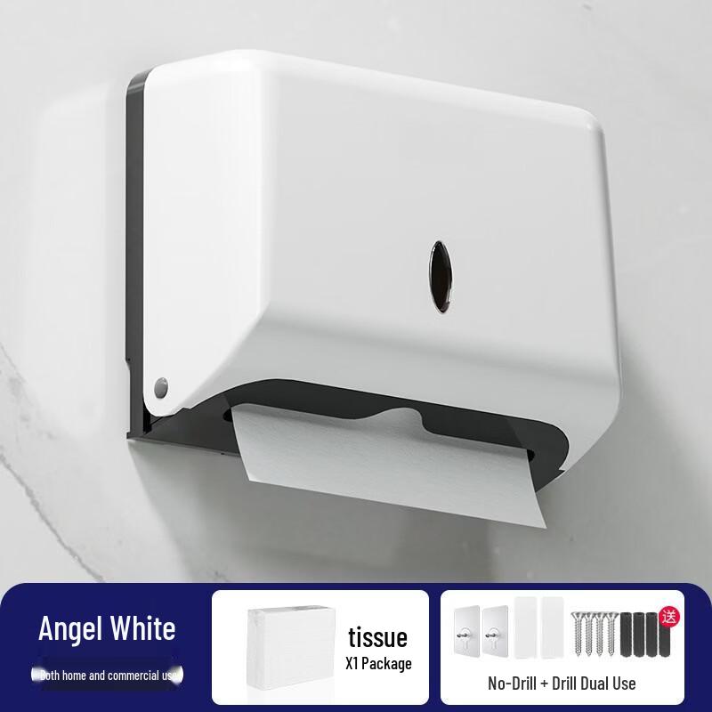 Punch-Free Wall-Mounted Tissue Holder