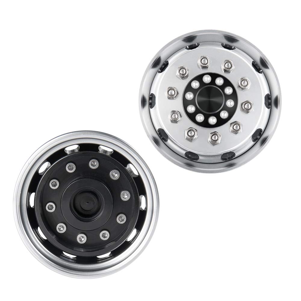 RC Car 1/14 Internal Beadlock Wheels Rear Hub for Tamiya CC01 RC Crawler (4 pieces)