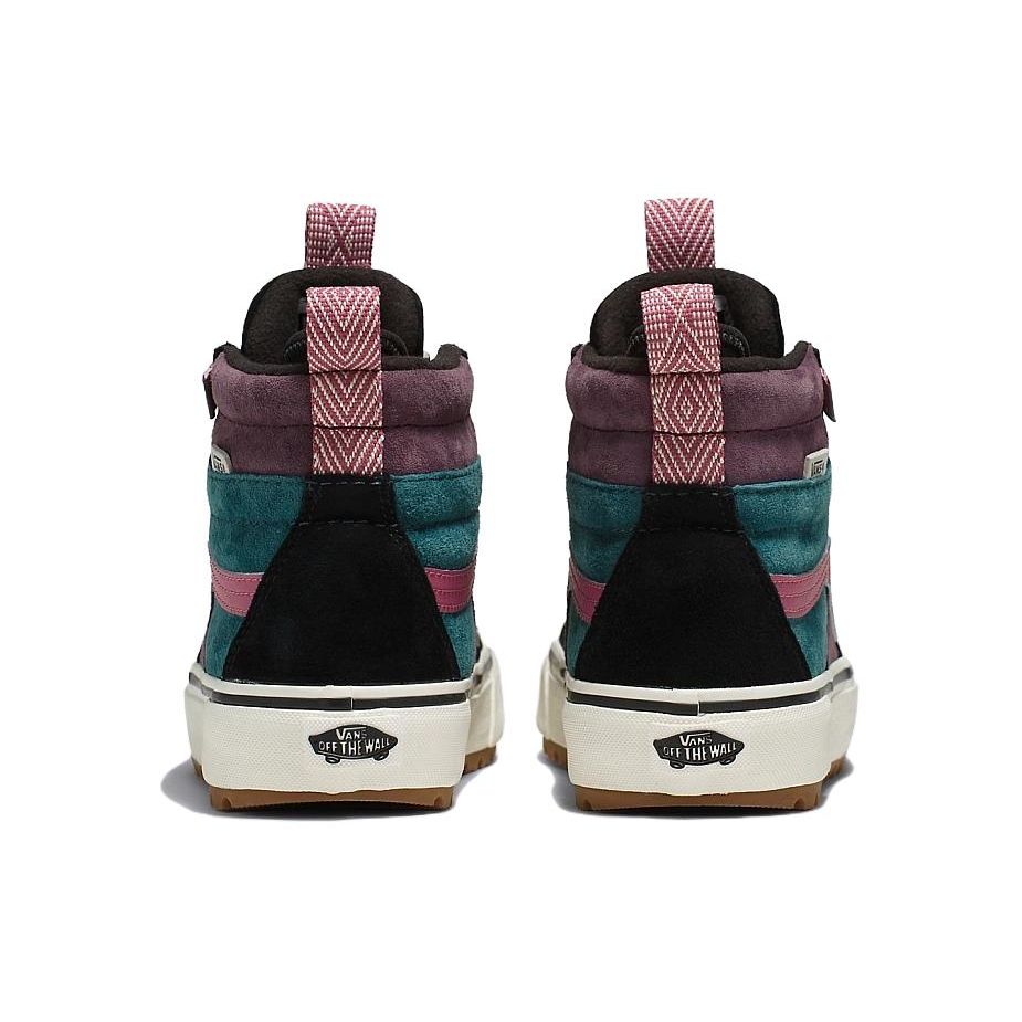 Vans Sk8 Mte-2 Casual Durable Lightweight High-Top Skate Shoes Unisex Sneakers Black Pink White VN0A5HZZMUL